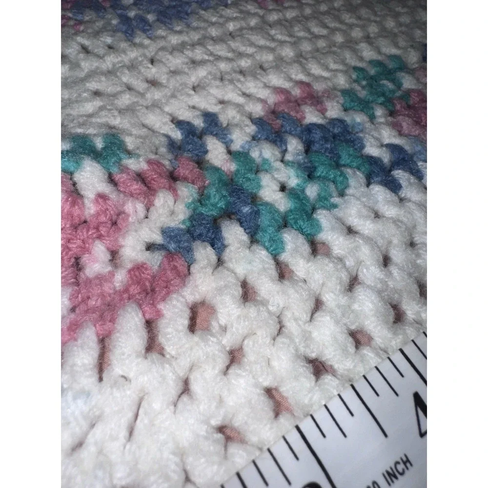 Handmade Crocheted Baby Afghan Or Shoulder Shawl